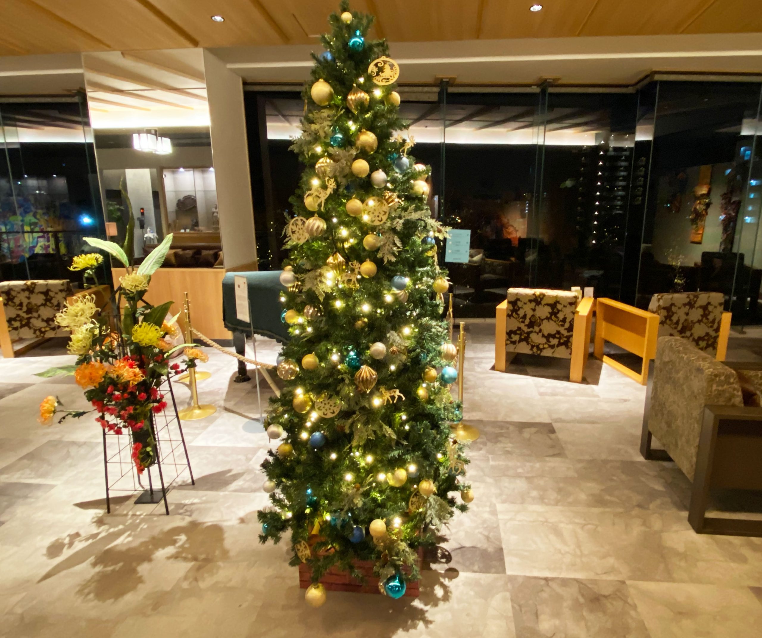 2022年　館内のクリスマス装飾